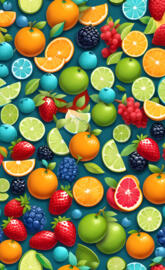 frut salad wall
