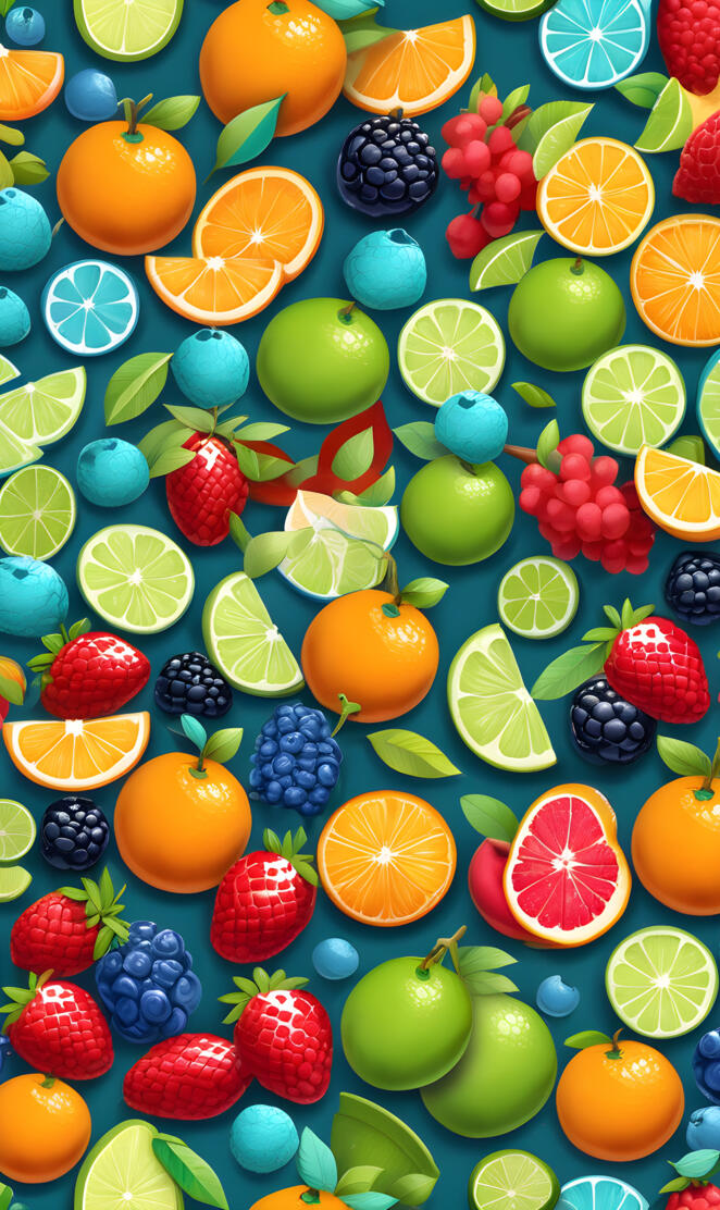 frut salad wall