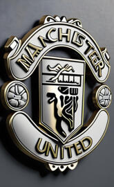 Manchester United 3D badge