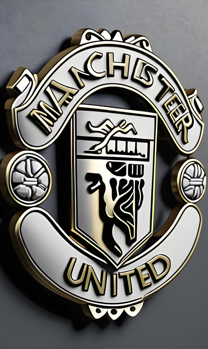 Manchester United 3D badge