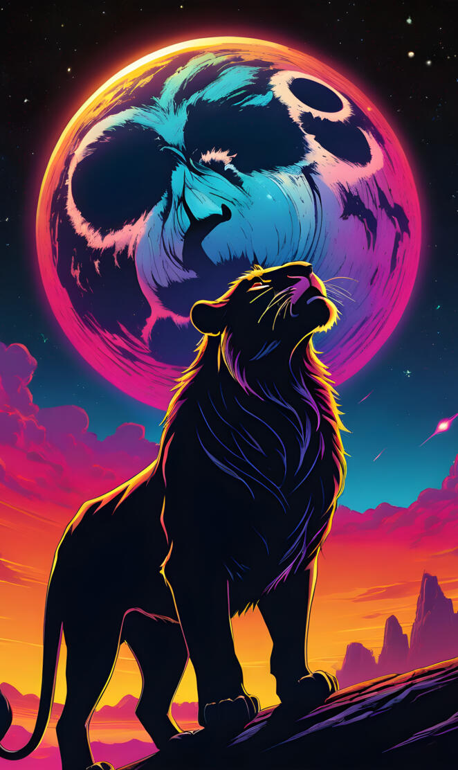 Rafiki and Lion King