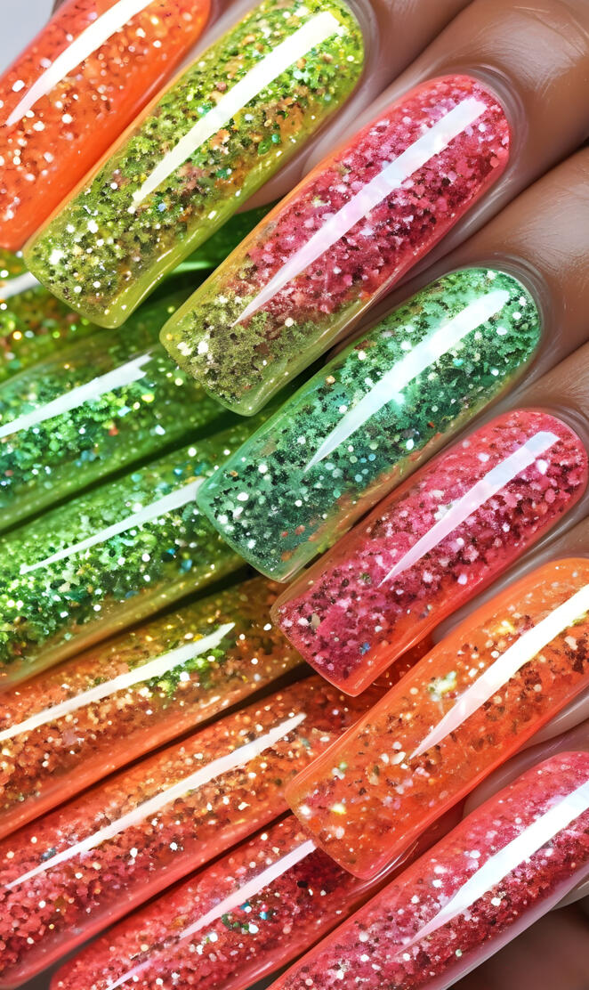 a close-up of a bunch of red and white tennis balls