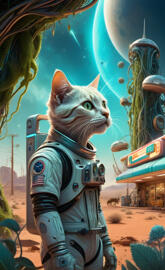 Cat on Mars