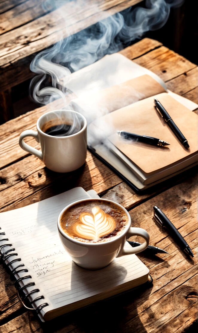 Morning Coffee Moment