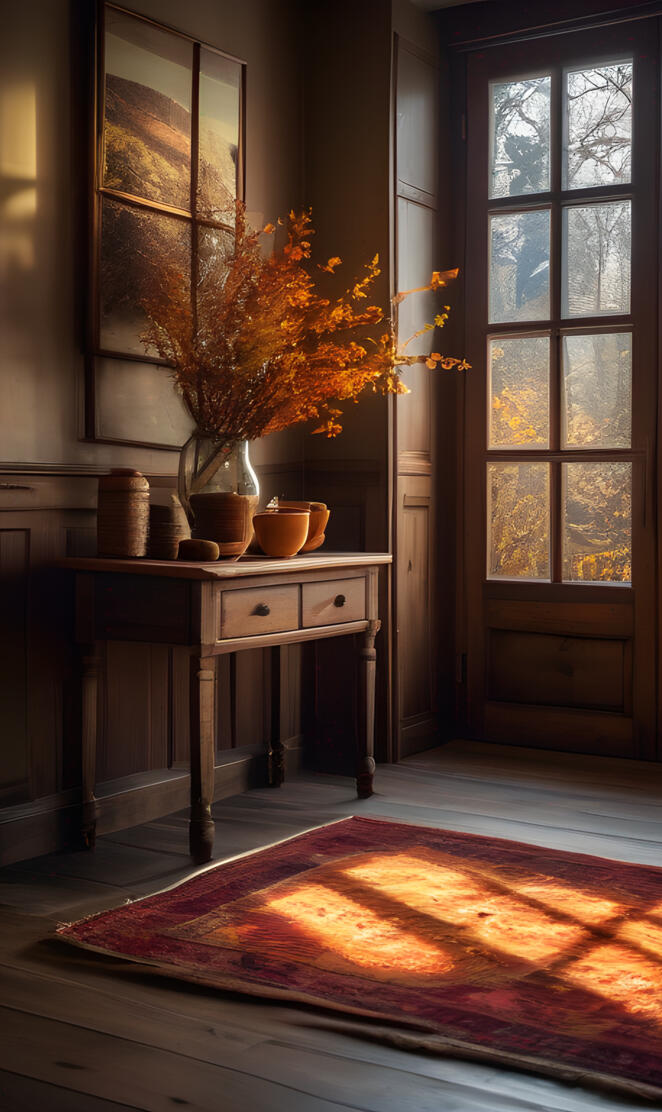 rustic winter autumnal