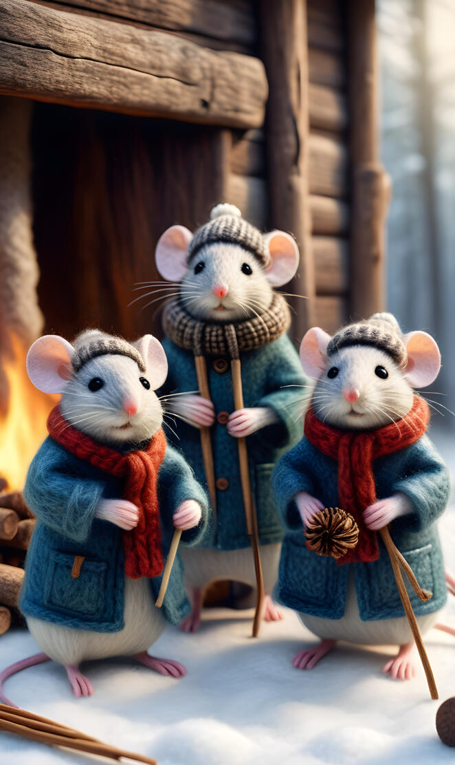cozy cottage mice