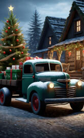 classic truck christmas