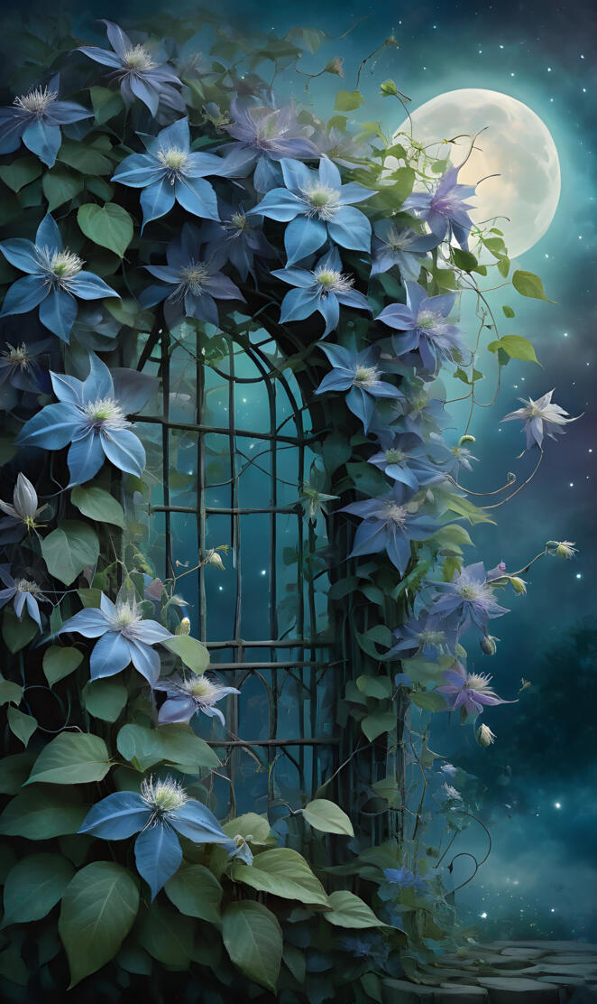 Moonlight Clematis