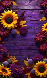 Foral Autumn Wallpaper Border