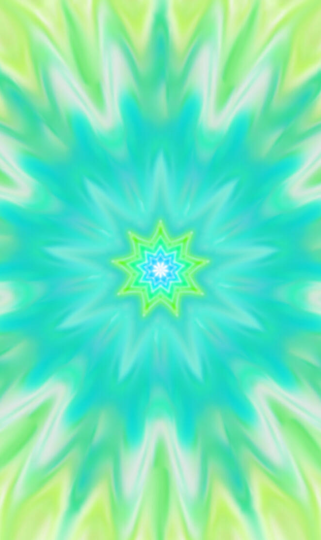 Aqua star burst