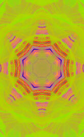 Sun burst lace kaleidoscope