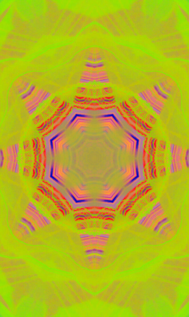 Sun burst lace kaleidoscope