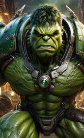 Hulk Titan Gamma Burst warrior