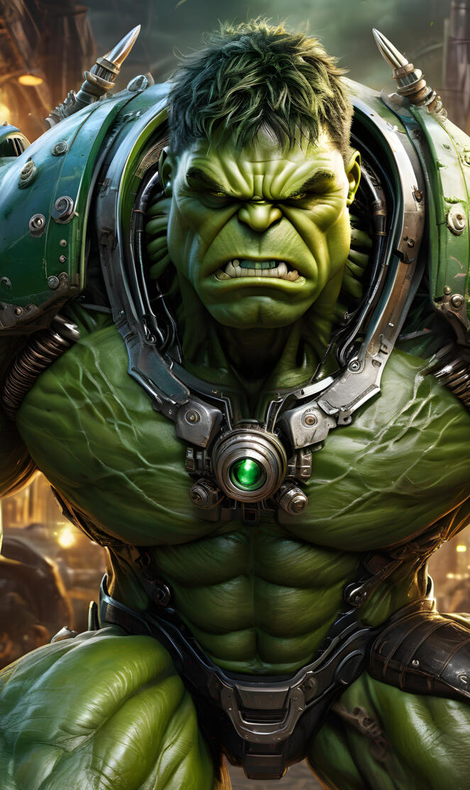 Hulk Titan Gamma Burst warrior