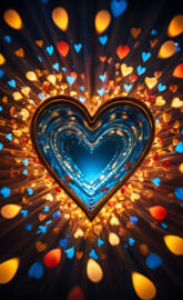 Trippy Heart & a Little Heart Burst