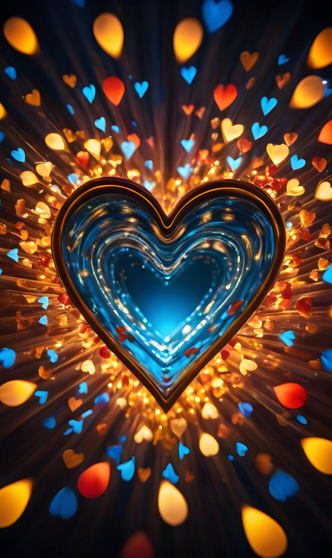 Trippy Heart & a Little Heart Burst