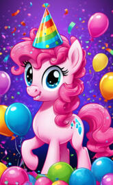 Bursting with Energy Pinkie Pie
