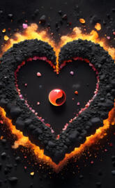 a chocolate cake with sprinkles and a face