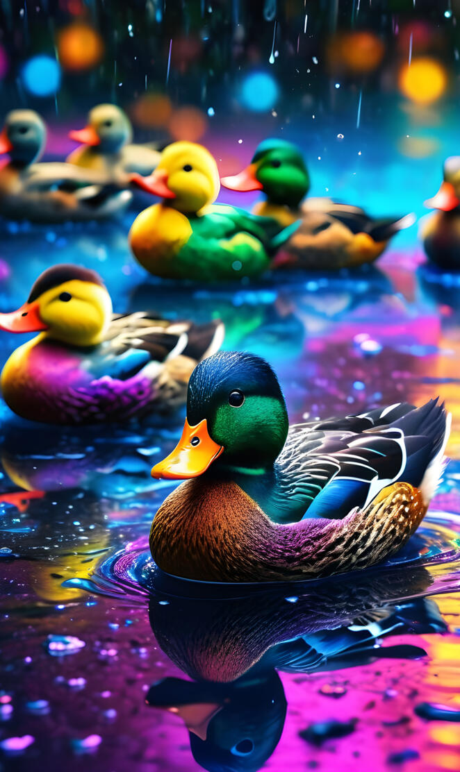galaxy duck