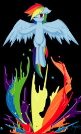 Rainbow Dash Splash