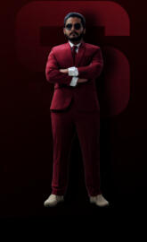 Dark studio portrait photography