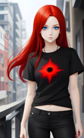 Cool red hair girl-☆