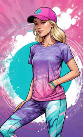 a female in workout clothes