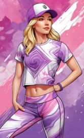 a person in workout clothes