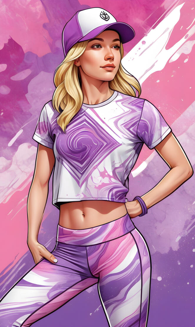 a person in workout clothes