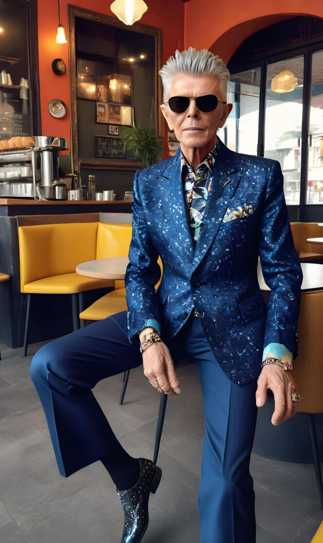 79yrs old David Bowie!