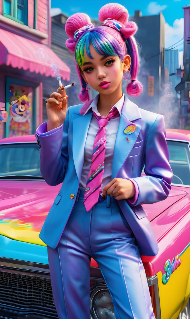 Lisa Frank gangster
