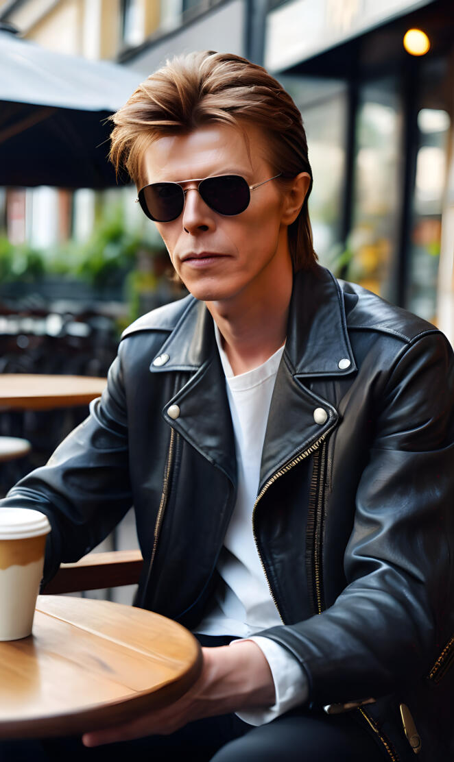40yrs old David Bowie! AI powered picture