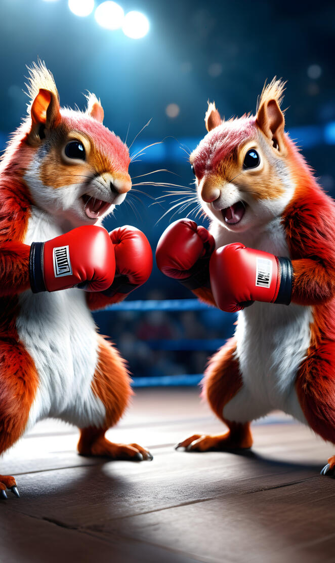 boxing Squirrels