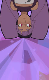 Entrapta upside down