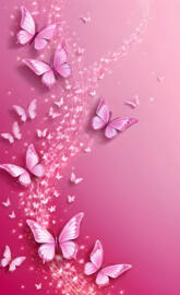 Beautiful Pink Butterflies