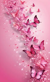 Beautiful Pink Butterflies