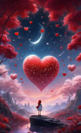 Happy Valentine's Day ❤️ Valentine,Love,romance, heart, red,pink,flowe