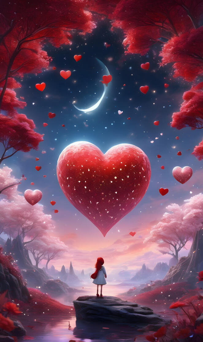 Happy Valentine's Day ❤️ Valentine,Love,romance, heart, red,pink,flowe