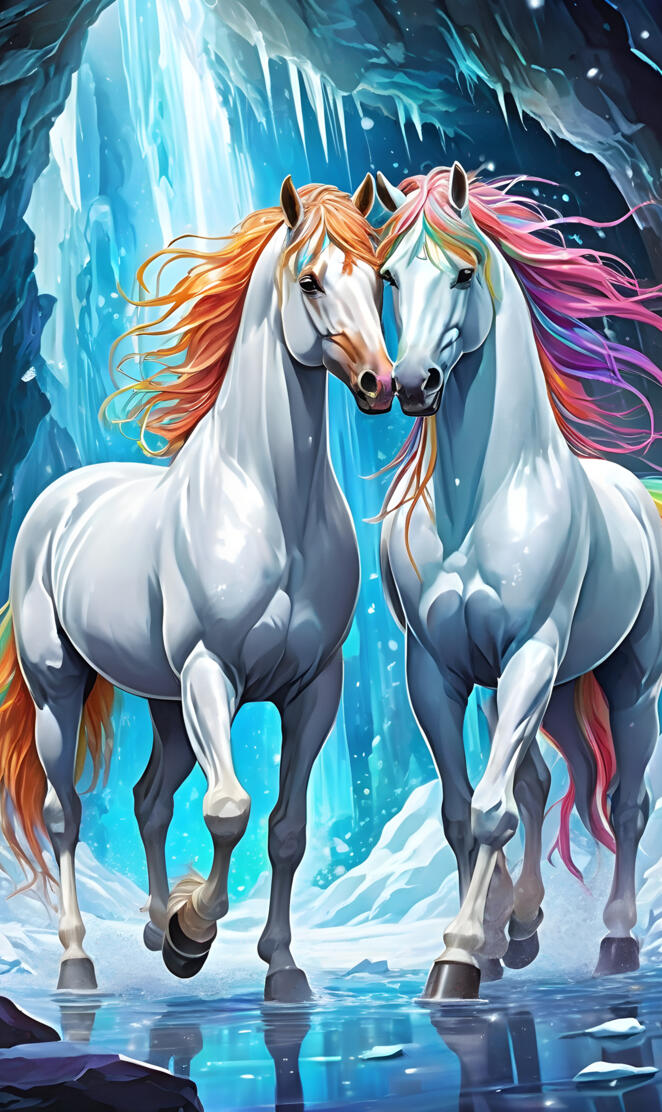 Anime rainbow girls!