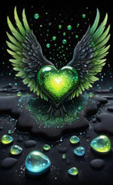 a peacock with colorful feathers