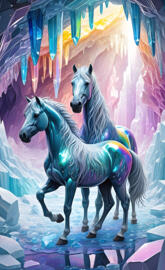 Rainbow bottom ice walkers