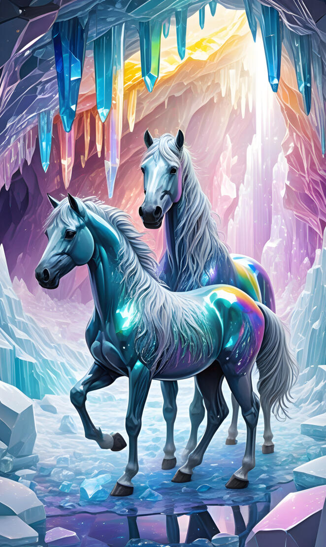 Rainbow bottom ice walkers