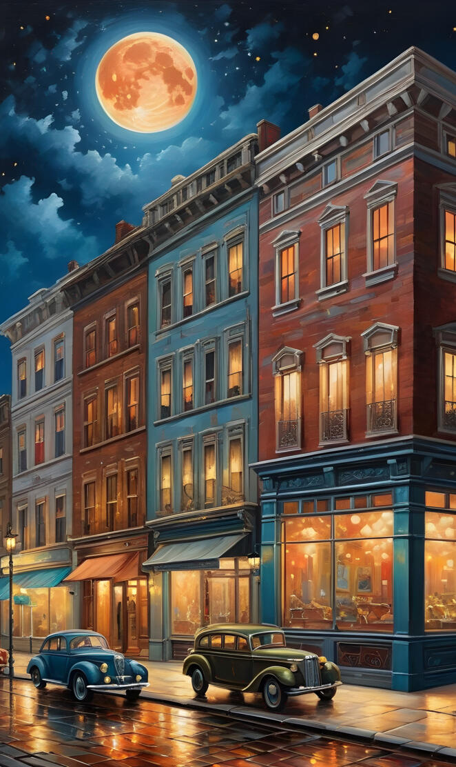 Art Nouveau - Night life of the city