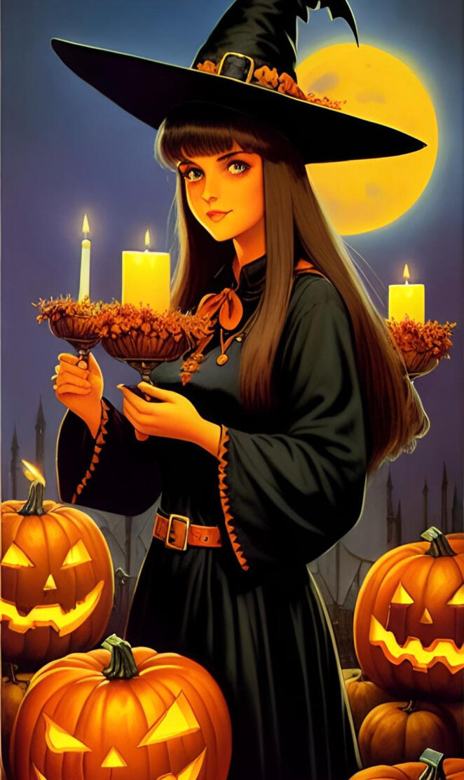 Halloween Dazzling Witch