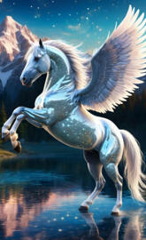 Rearing in a river of dazzling beauty