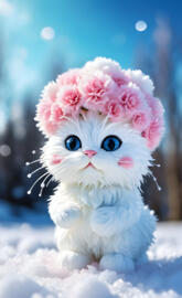 January Wallpaper Cat Kitten