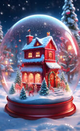 Christmas cheer globe