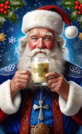 christmas, santa, irish