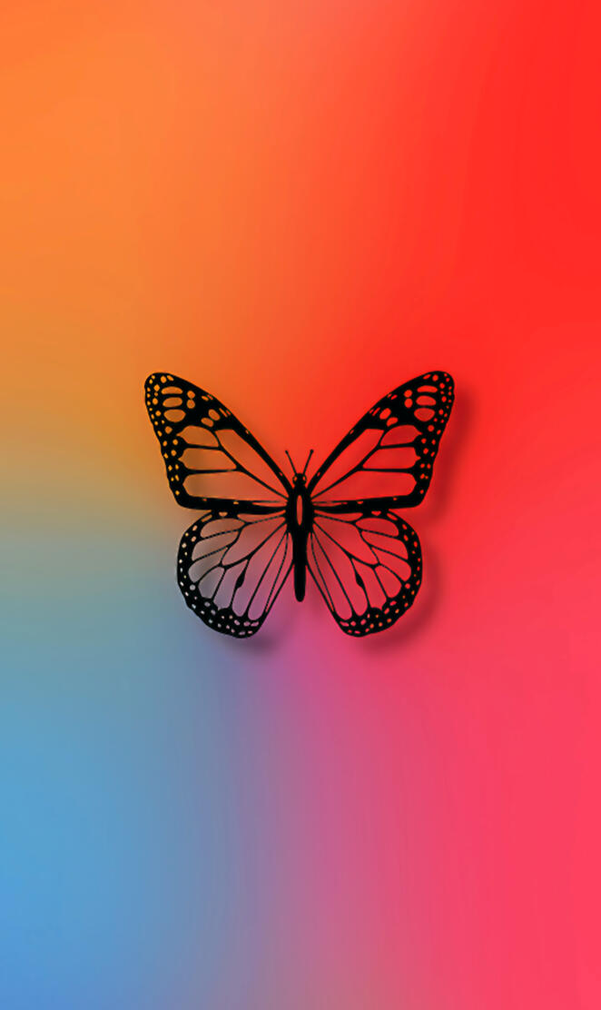 Black Butterfly Prism Background