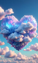 holographic heart prism